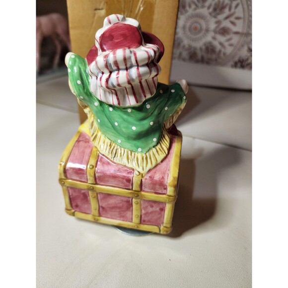 1995 Lefton Music Box Girl on Trunk Hello Dolly w/ Box - Picture 3 of 7